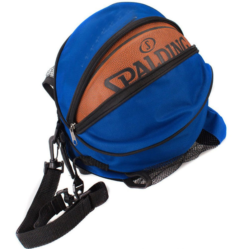 TINTON LIFE Waterproof Basketball Bag with Adjustable Shoulder Strap Portable Football Soccer Volleyball Carrier Holder Blue - BeesActive Australia