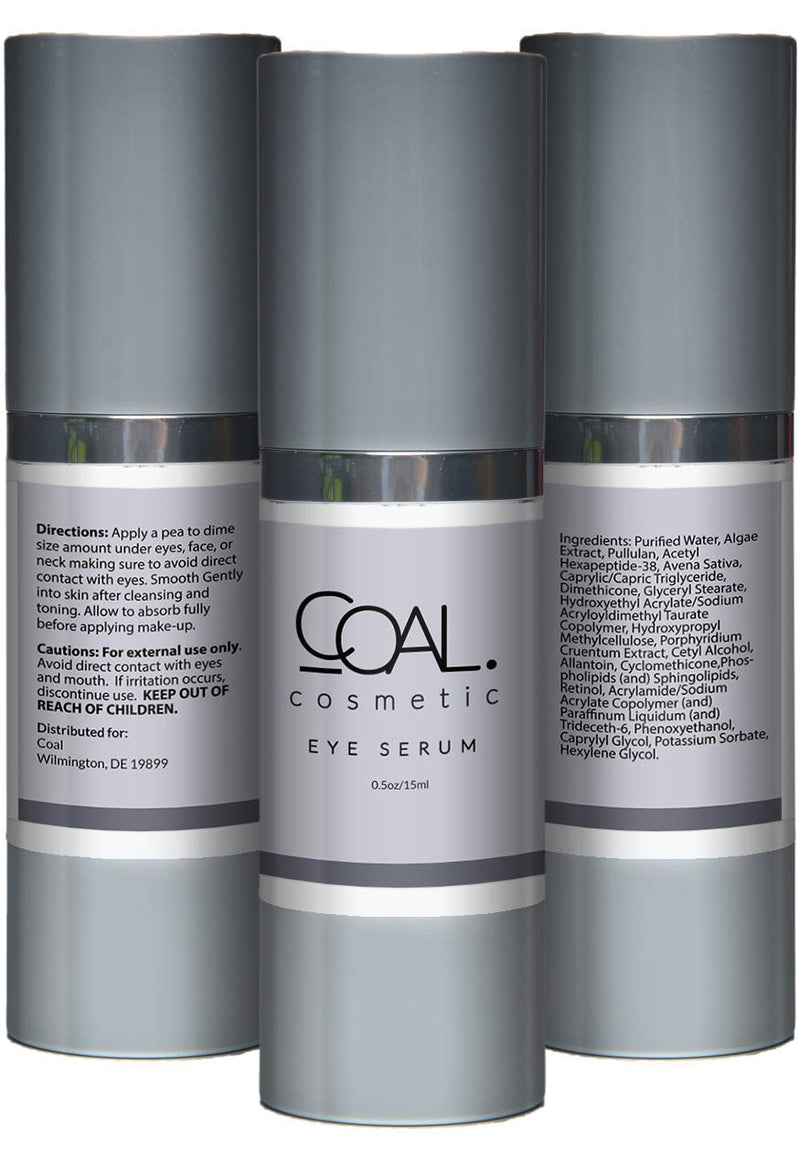 Coal Cosmetic Eye Serum-Premium Under Eye Treatment-Diminishes Dark,Puffy Under Eyes and Fills Fine Lines and Wrinkles - BeesActive Australia