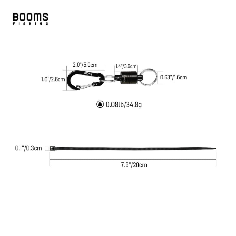 Booms Fishing MN2 Magnetic Net Release Holder for Fly Fishing Magnetic Release - BeesActive Australia