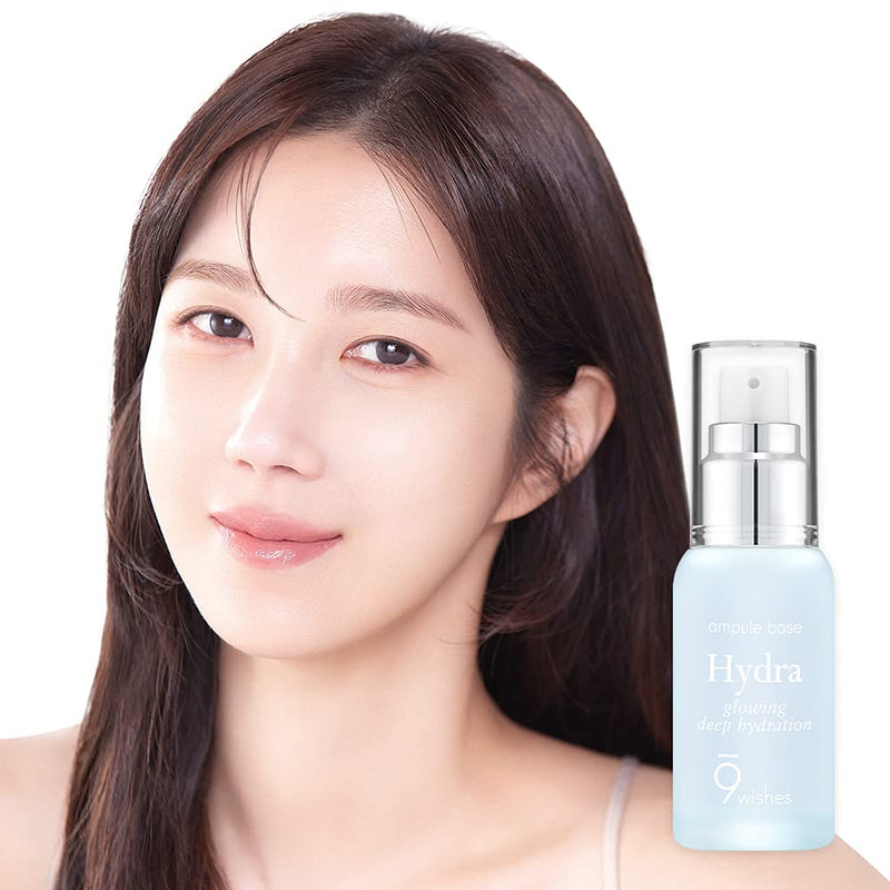 [9wishes] Hydra Ampule Base, 1.01 Fluid Ounce, makeup base primer for moisturizing, glowing, long-lasting, voluming - BeesActive Australia