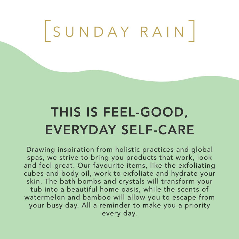 Sunday Rain Aloe Vera & Sweet Mint Polishing Body Scrub for Dry Skin, Vegan & Cruelty-Free, 265g - BeesActive Australia
