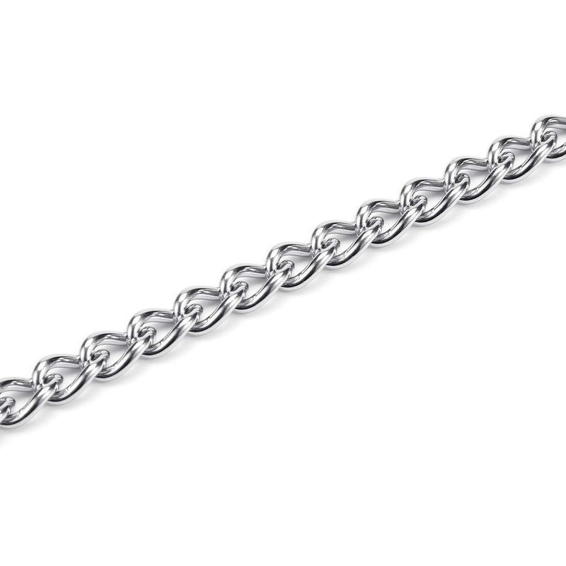 Mogoko Stainless Steel Dog Choke Chain Collar, Puppy Metal P Chain Slip Collar Pet Training Walking Choker 2.0mm x 14.0 inch - BeesActive Australia