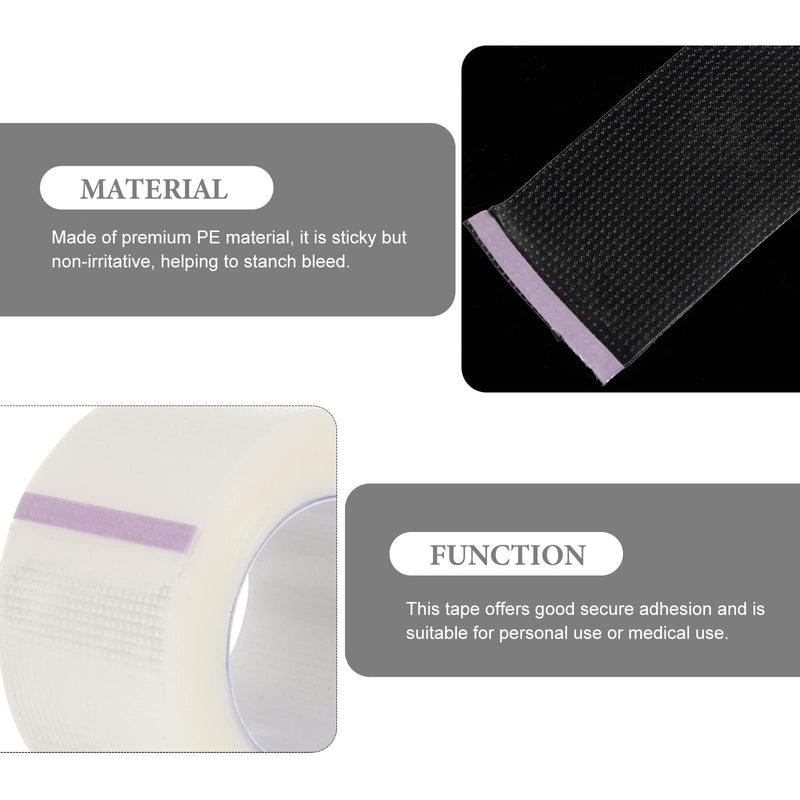 Healifty 6 Rolls Medical Tape Sensitive Skin Tape Clear Surgical Tape Microporous First Aid Tape - BeesActive Australia