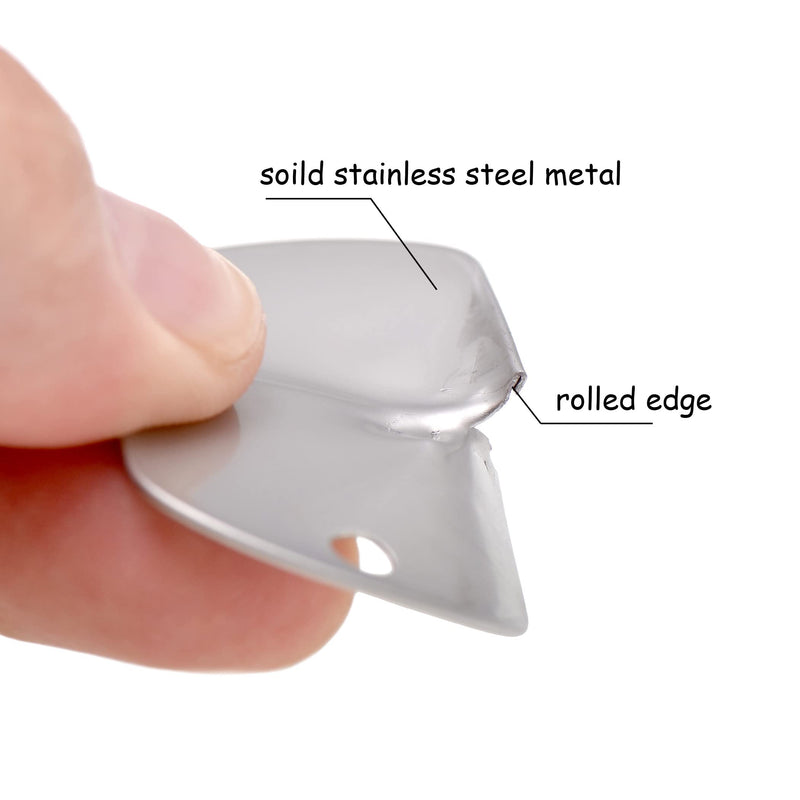 25 Shiny Stainless Steel Military spec Dog Tags - Blank - BeesActive Australia