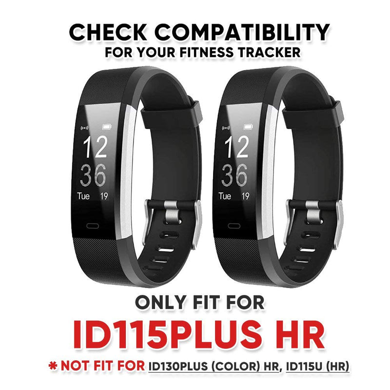ZURURU Veryfitpro ID115Plus HR Replacement Bands for Veryfit Pro ID115Plus HR Fitness Tracker Smart Watch - BeesActive Australia
