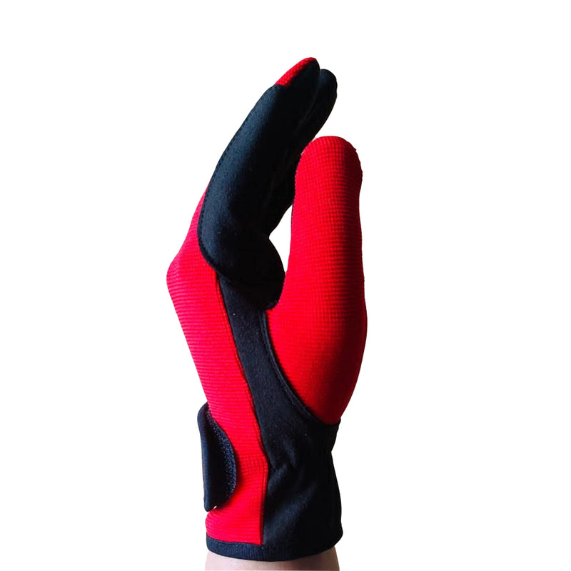 Youth Equestrian Gloves for Girls & Boys Children Gloves All Weather Outdoor Sports Gloves Horse Riding (10 -12 Years, Red) - BeesActive Australia