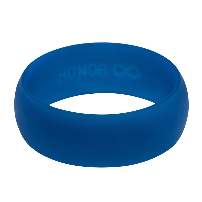 Honor Eternity Ring Men's Silicone Ring Wedding Band Midnight Blue 6 - BeesActive Australia