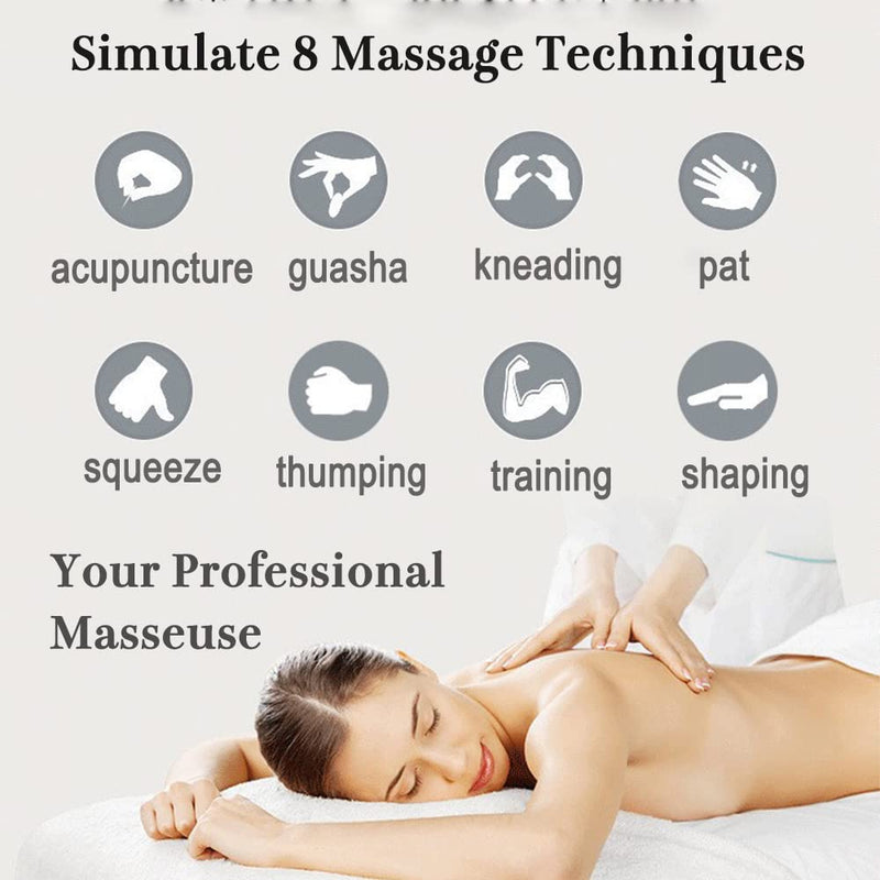 Mini EMS Muscle Stimulator, Mini Neck Massager Abs Trainer Abdominal Trainer, Massage Pads Massager Effective for Back Waist 2Pcs - BeesActive Australia
