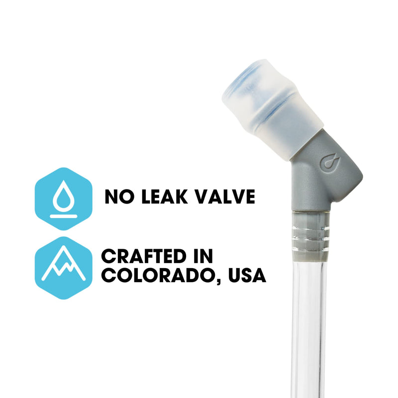 Hydrapak Cenote - Water Bladder/Reservoir for Hydration Backpacks, Made in USA, Ultralight, Fits Most Packs 2 Liter Clear - BeesActive Australia