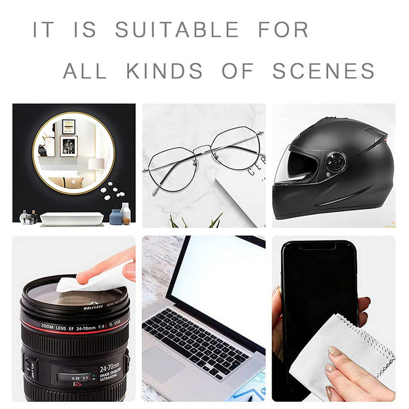 14 Pack Eyeglasses Cleaning Cloth, 7x6 inch Premium Microfiber Glasses Cleaner Cloth Glass Wipes for Laptop Camera Lenses iPad LCD Screens - BeesActive Australia