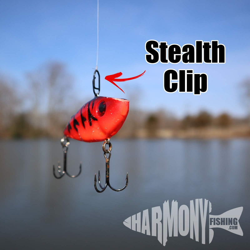 Harmony Fishing Stealth Clips (25 Pack) [Black Stainless] 13mm (25# Test) - BeesActive Australia