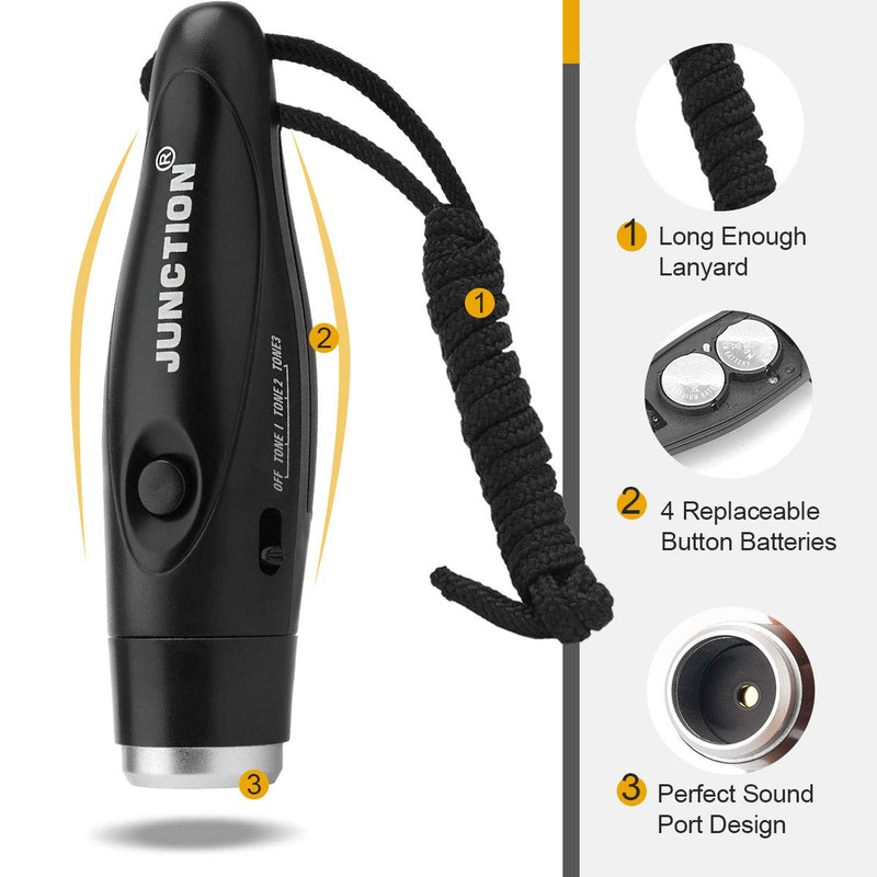 Electronic Whistle, 3 Pack Handheld Electronic Whistles Electric Whistle with Lanyard Three Tone Distinct High Volume Outdoor Sport Whistle for Coaches, Referees, P.E. Teacher - BeesActive Australia