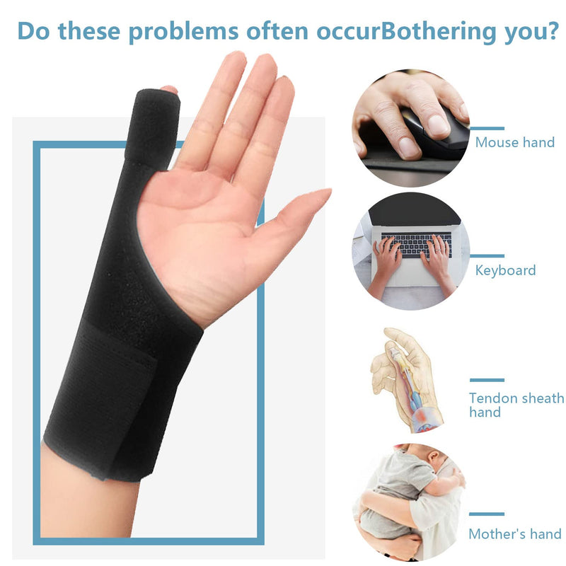 Powerful Breathable Finger Splints for Little Finger Broken Finger Arthritis Pinky Finger Splint - BeesActive Australia