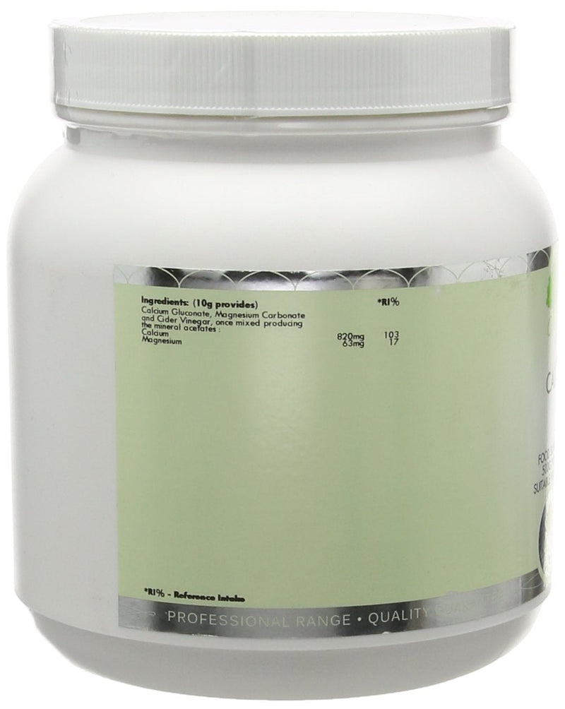 Cal-M Powder | 500g tub | Calcium & Magnesium Blend with Cider Vinegar | Cal-mag Drink Powder | Calcium & Magnesium as Mineral Acetates | G&G Vitamins - BeesActive Australia