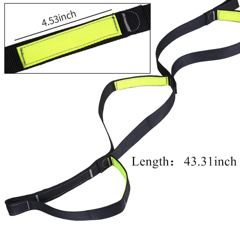 Wildken Climbing Aider 4 Step Foot Ascender Loop Climbing Rope Ladder Etrier Aid Tool for Rock Climbing Mountaineering Caving Rescue Aerial Work - BeesActive Australia