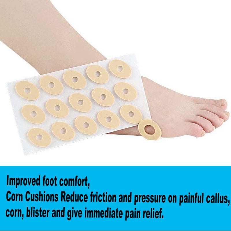 Mcvcoyh Self Adhesive Corn Pads 80 Pieces Callus Cushion Soft and Comfort to Corns and Calluses - BeesActive Australia