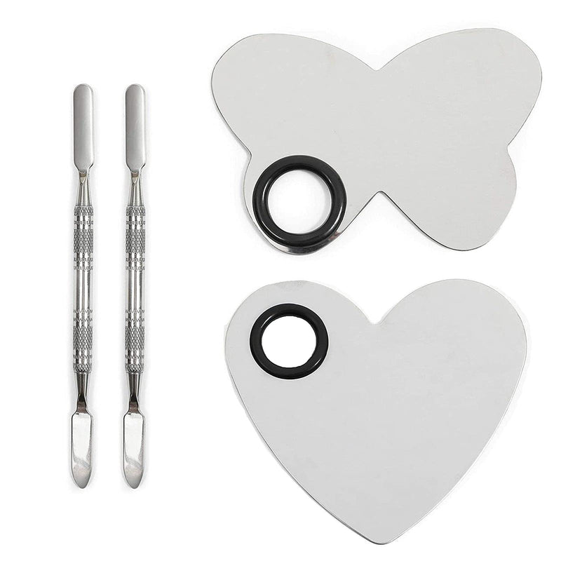 Makeup Foundation Mixing Palette Plates and Spatula Tools (8 Pieces) - BeesActive Australia