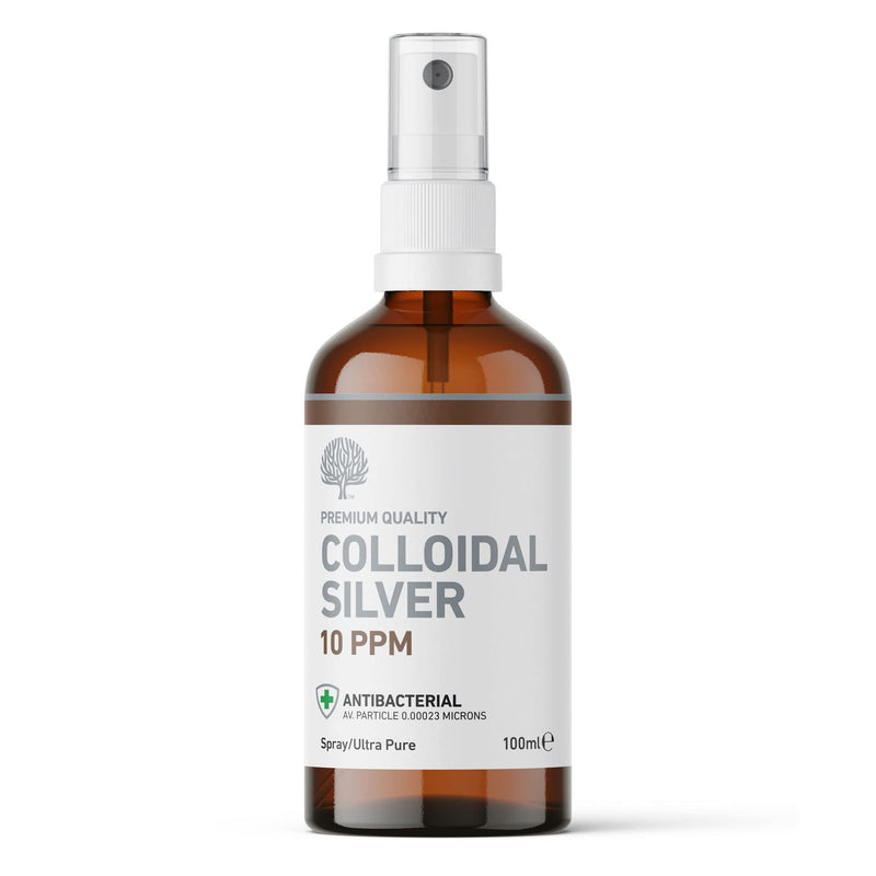 Nature's Greatest Secret Premium Quality Antibacterial 10ppm Colloidal Silver Spray 100ml Natural 100 ml (Pack of 1) - BeesActive Australia