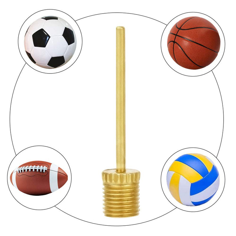 HWYDTGS 16PCS Premium Brass Valve Adapter, Bike Tire Valve Adapters, Ball Pump Needle, Adapters Kit as Inflation Devices and Accessories fit for Standard Pump or Air Compressor - BeesActive Australia