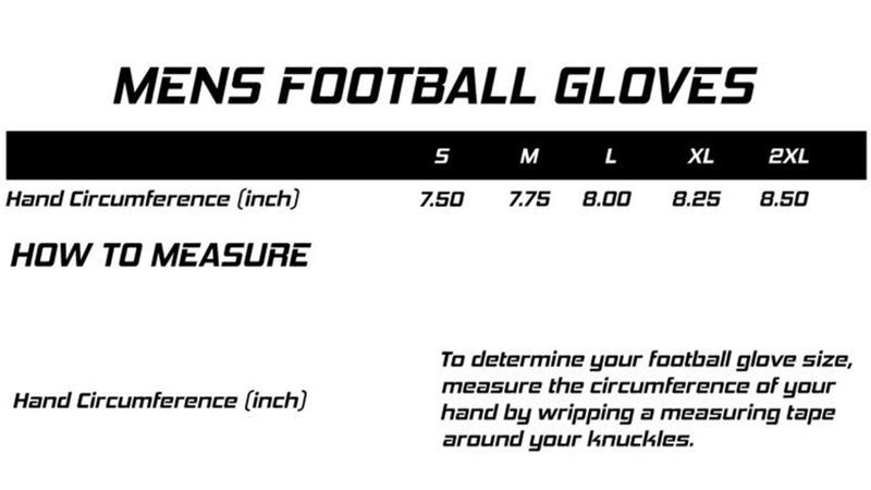 Eternity Gears - Jester Football Gloves - Tacky Grip Skin Tight Adult Football Gloves - Enhanced Performance Football Gloves Men - Pro Elite Super Sticky Receiver Football Gloves - Adult Sizes Small - BeesActive Australia