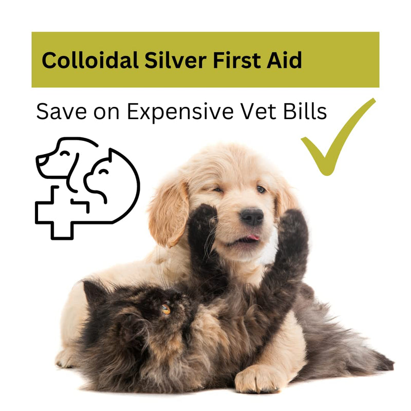 Nature's Greatest Secret Antibacterial Premium Quality Smallest Particle Size Crystal Clear Colloidal Silver Petcare 20ppm Pocket Spray 20ml - BeesActive Australia