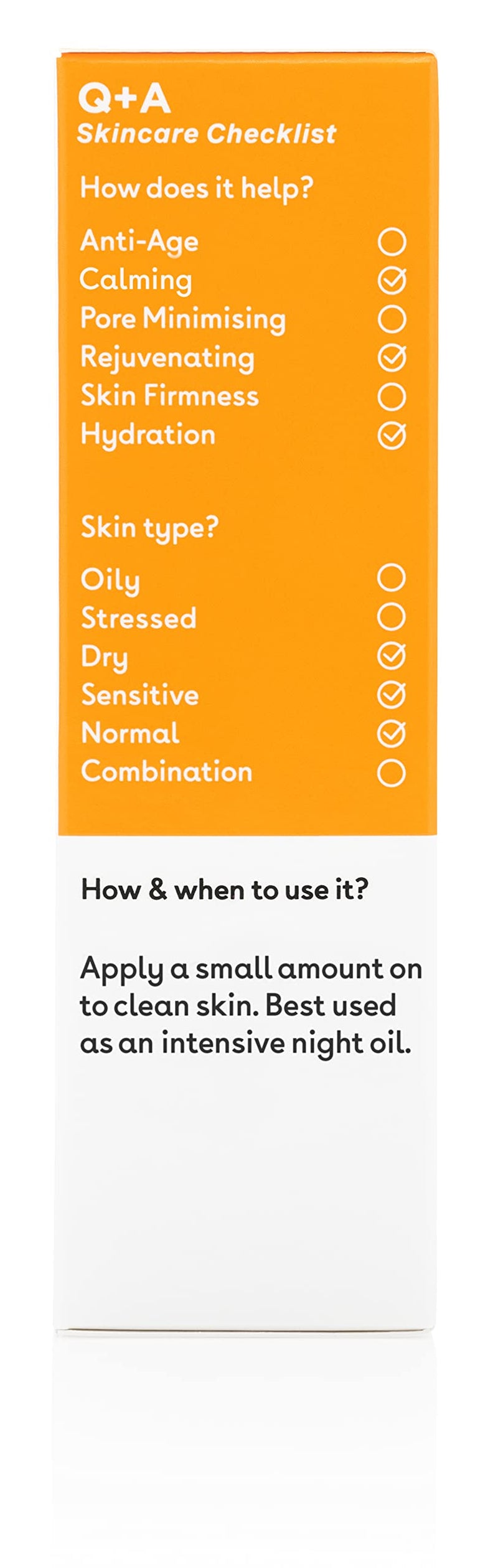 Q+A Super Food Facial Oil. A complexion enhancing face oil packed with 100% natural ingredients. 30ml/1fl.oz - BeesActive Australia