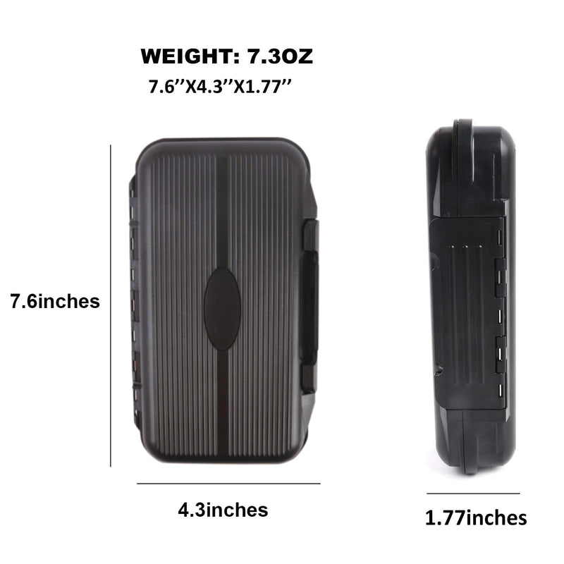 M MAXIMUMCATCH Maxcatch Waterproof Fly Box For Fly Fishing Streamer Flies Swing Leaf Center - BeesActive Australia