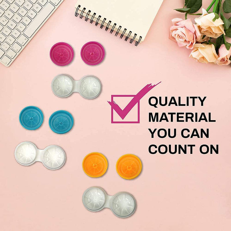 SPORTS WORLD VISION 3 x Bear Range Fun Cute Animal Pink Contact Lens Cases, Lightweight, Portable and Distinctive Design, Cute and Fun Travel Contact Lens Storage/Soaking Case Free PP - BeesActive Australia