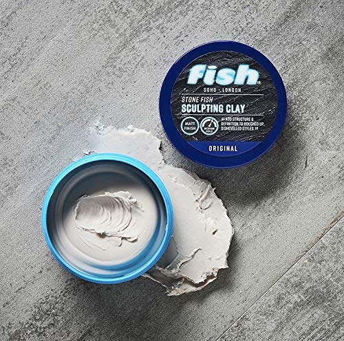 FISH Original Stone Fish Sculpting Hair Clay, 70ml , BA-FISOR4905A Sculpting Clay - BeesActive Australia