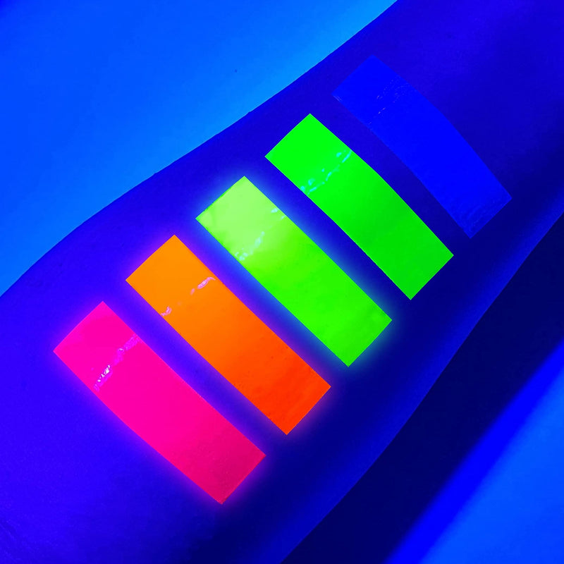 UV Glow Blacklight Neon Face and Body Paint - 0.34oz Set of 5 tubes - Fluorescent - BeesActive Australia