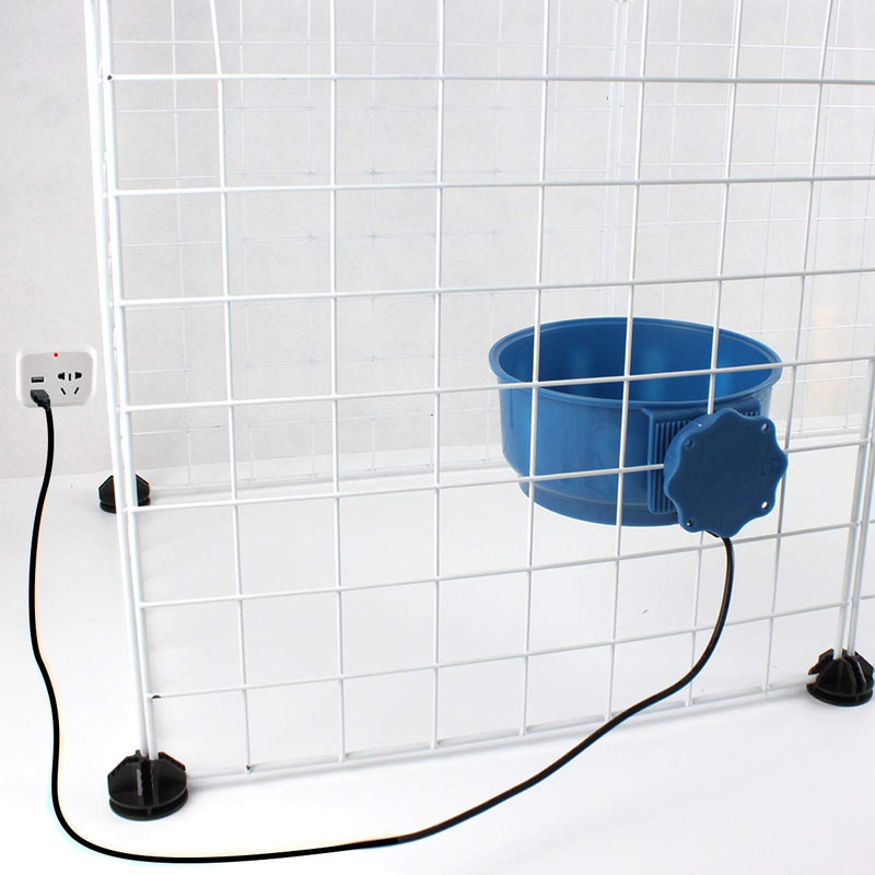Enjoying Heated Pet Bowl Dog Cat Thermal Waterer Indoor/Outdoor Water Supply for Birds, Chickens, Duck Livestock 600ml - BeesActive Australia