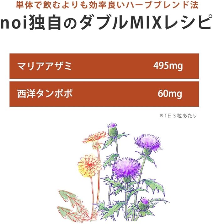 noi Maria Thistle European Ingredients, Milk Thistle, Western Dandelion, Mix, Dandelion, 42 Capsules, Silimine, 12.8 oz (396 ml) (per day), Residual Pesticide Inspection, For those who want to pay att - BeesActive Australia