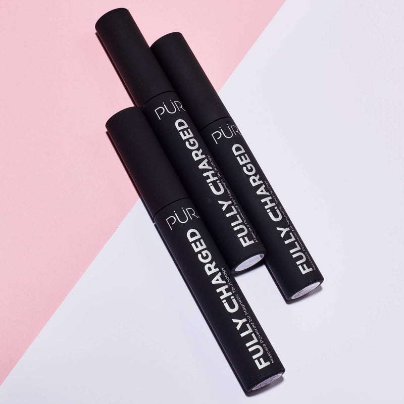 PÜR Fully Charged Mascara, Instantly Lifts, Separates and Defines Each Lash - Free of Parabens, Gluten & BPA, Black - BeesActive Australia