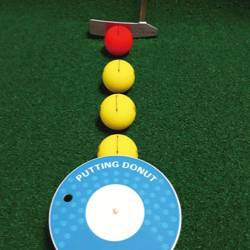Birdie79 Putting Hole Donut - 360 Degree Golf Putting Green Practice Hole – Portable Putting Hole for Golf Training Indoor and Outdoor - BeesActive Australia