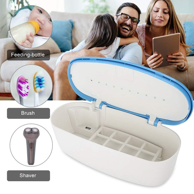 Nail Art Light Box, Nail Cleansing Machine for Manicure Metal Plastic Tool Makeup Brushes Mobile Phone Glasses - BeesActive Australia