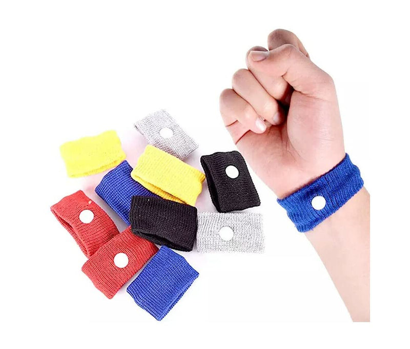 Travel Sickness Bands Anti Nausea Bracelets Twin Pack Motion Sea Car Adult Children - BeesActive Australia