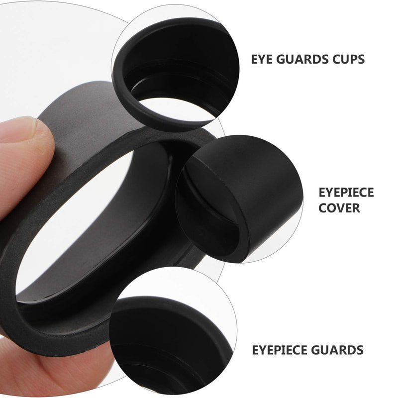 TEHAUX 2PCS 33 mm Inner Diameter Eye Guards Microscope Telescope Eyepiece Eye Piece 32-35mm Rubber Eye Cups - BeesActive Australia