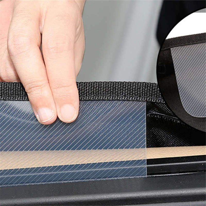 DOGLEMI 2PCS Car Door Covers for Dogs, Dog Car Door Protector for Pet Travel Anti-Scratch Waterproof Durable Washable Oxford Pet Vehicle Car Door Guard (2 Packs, 1 for Each Side) Black - BeesActive Australia