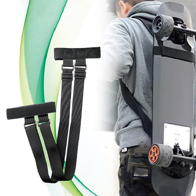 iayokocc Skateboard Shoulders Carry Strap,Universal Skateboard Carrier Shoulder Strap,Longboard Shoulder Carrier Backpack Belts,Fit for All Skateboards,Snowboards & Skis Carry - No Board - BeesActive Australia