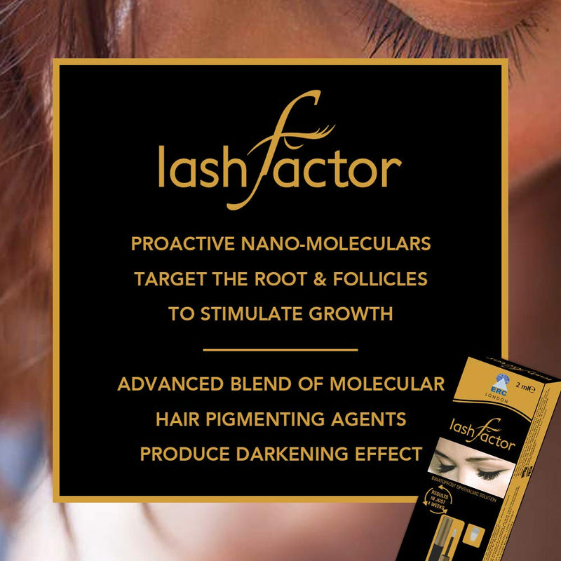 Lashfactor Rapid Eyelash Growth in just 4 weeks, 2ml, Ophthalmologist and Dermatologist Tested - BeesActive Australia