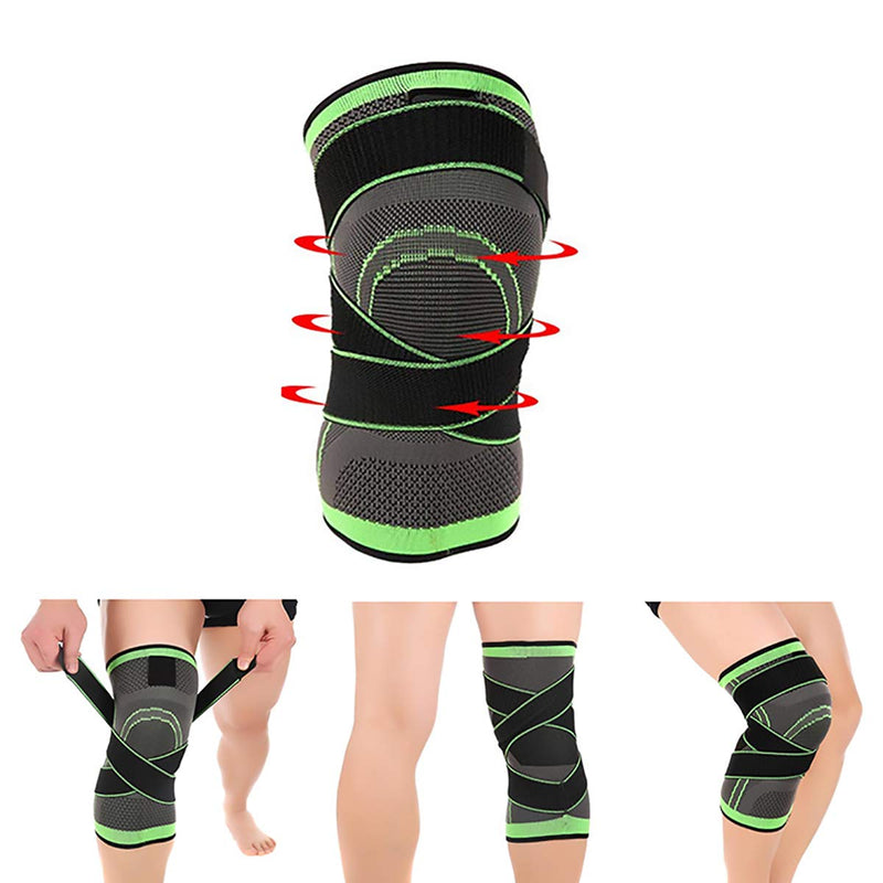 Knee Sleeve,Compression Fit Support -for Joint Pain and Arthritis Relief, Improved Circulation Compression - Wear Anywhere - Single Medium - BeesActive Australia