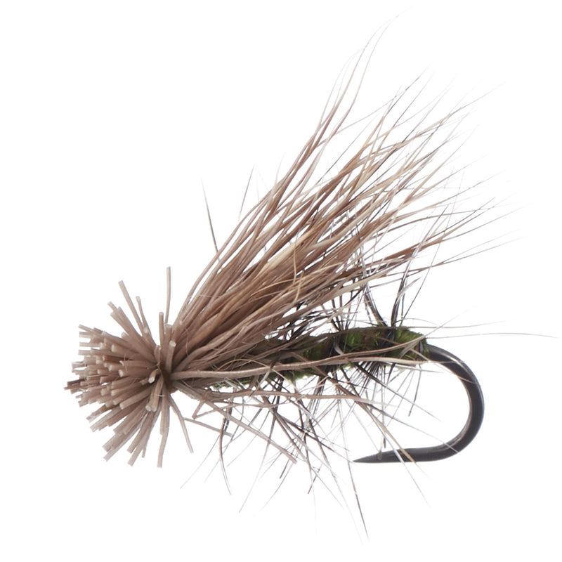 BASSDASH Trout Fly Fishing Flies Tenkara Wet Dry Flies Nymphs Sakasa Kebari 12pcs Assortment Barbless Barbed Hooks Barbless Nymphs and Dry Flies for Trout Fishing - BeesActive Australia