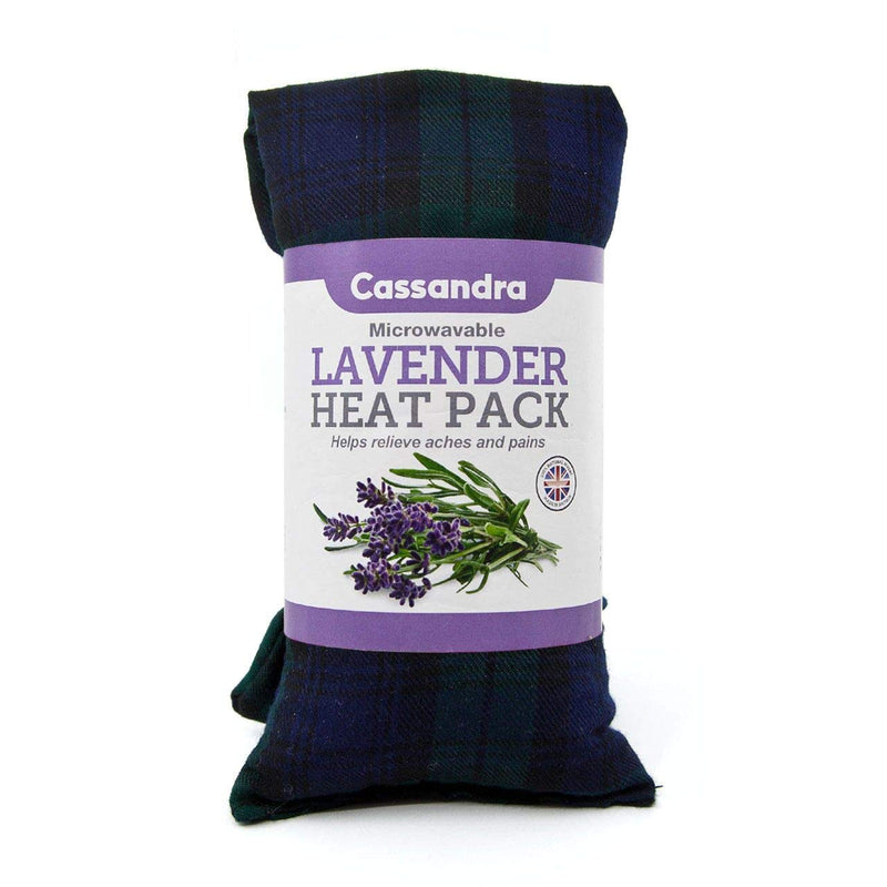 Cassandra Cotton Tartan Wheat and Lavender Filled Heat and Cool Pack. 42cm 42 cm (Pack of 1) Mixed Tartan - BeesActive Australia