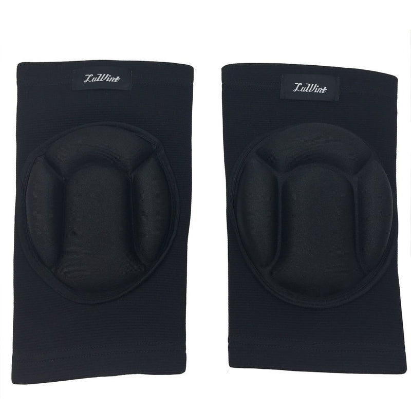 [AUSTRALIA] - Luwint Junior Youth Unisex Protective Basketball Volleyball Knee Pads - Elastic Anti-Slip Compression Knee Sleeves Support for Gardening Weightlifting Fitness Sports for Men Women, 1 Pair 