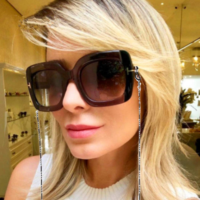 Zehory Eyeglass Chain Black Sunglasses Beaded Reading Glasses Retainer Lanyard for Women and Girls - BeesActive Australia