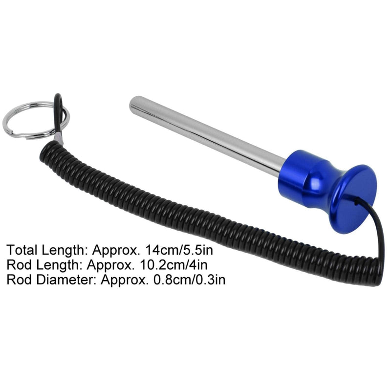 Alomejor Weight Stack Pin Magnetic Strength Training Screw Bolt with Pull Rope for Fitness Equipment Pin Training blue - BeesActive Australia