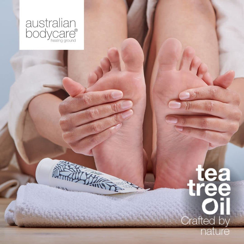 Australian Bodycare Cracked Heel Repair Cream 100ml | Hard Skin Remover for Feet | 25% Urea Cream | Cracked Heel Balm | Heel Care for Women & Men with Dry and Cracked Feet | Australian Tea Tree Oil 100 ml (Pack of 1) - BeesActive Australia