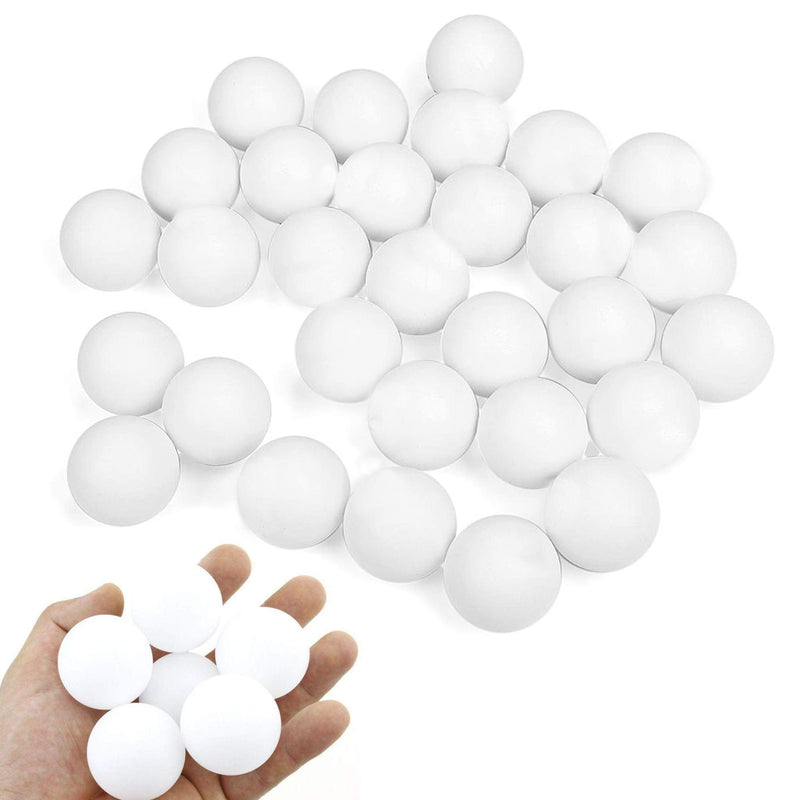 Totem World 24 White Beer Pong Balls - 38mm Ping Pong Washable Plastic for Decoration, Crafts or Party Game Balls - BeesActive Australia