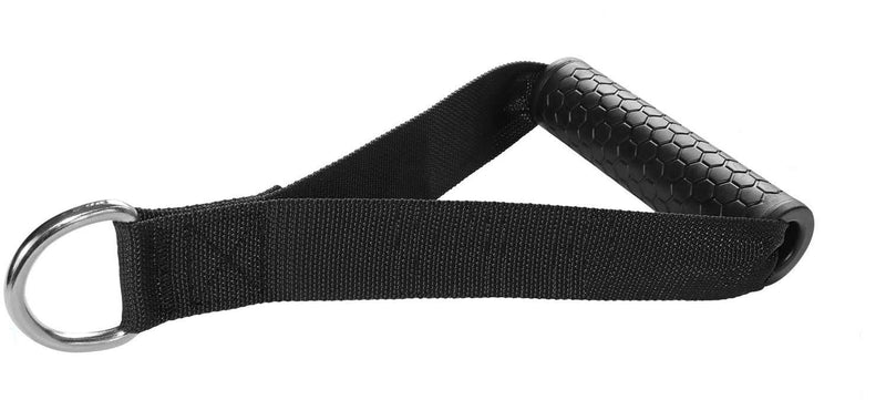 AIKESIWAY Exercise Cable Handles,Cable Machine Attachment Handles,Cable Handles Compatible with Cable Machines,Super Strong Nylon Webbing for Resistance Training(1 Pairs) - BeesActive Australia