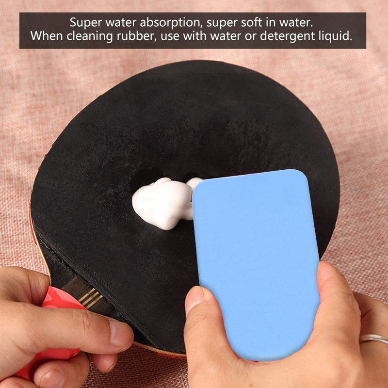 Table Tennis Rubber Cleaner, Soft Table Tennis Rubber Cleaner Ping Pong Rubber Cleaning Sponge Table Tennis Racket Care Accessory - BeesActive Australia